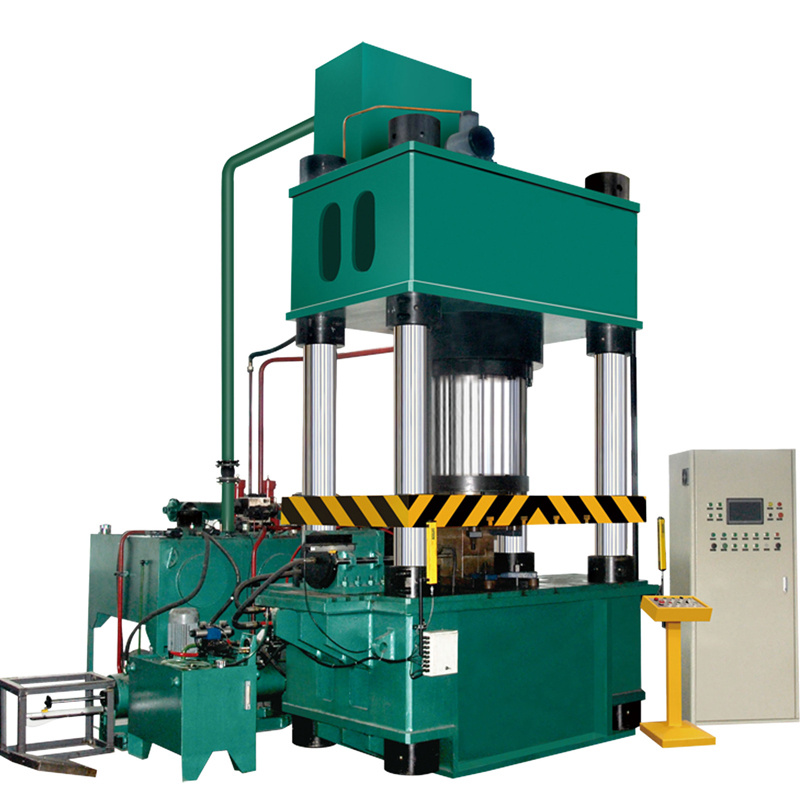 Horisontal hydraulisk pressemaskin, stansepresse med automatisk mater