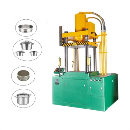 Y32-500ton 4-søylers dyptrekkende hydraulisk presseY32-1600TON 4-søylets hydraulisk presse for platestempling