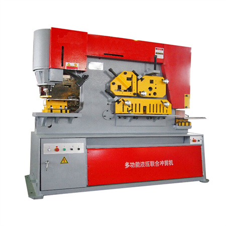 Produksjon CNC Ironworker Machine stansing og skjæring til salgs Kina Hydraulisk pressing av metallprodukter
