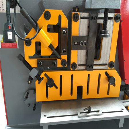 Durmapress hydraulisk Ironworker 160T jernverksutstyr liten jernarbeidermaskin