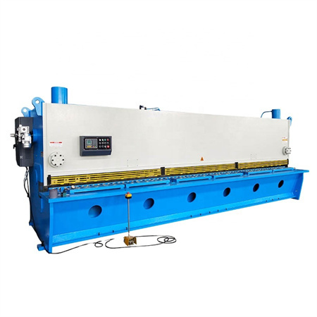 HAAS type hydraulisk giljotin cnc klippemaskin, utstyrt med E21S CNC system.